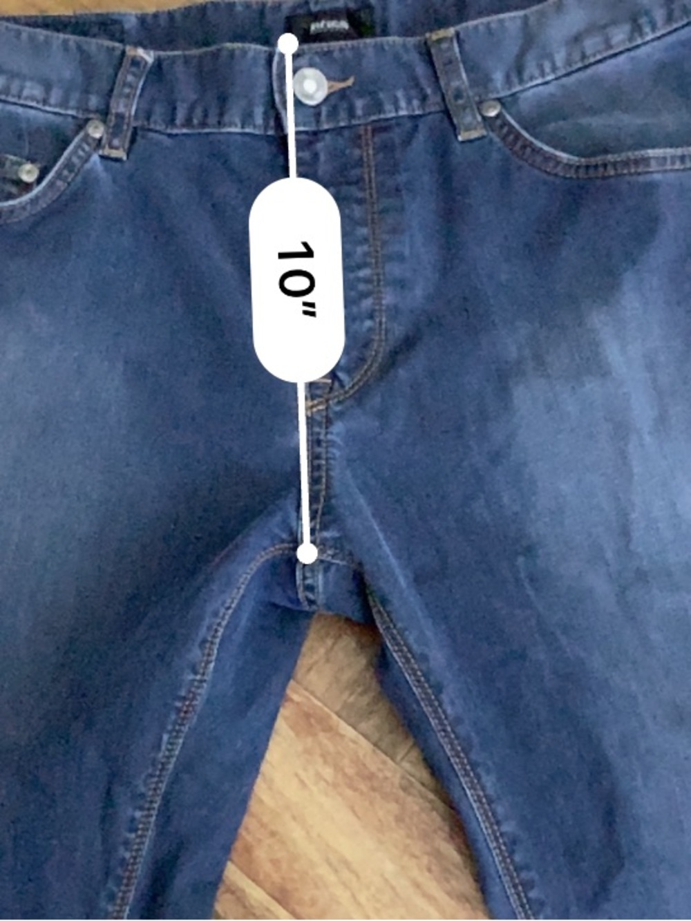 Hugo Boss BOSS Maine Mens Jeans 34x32 Blue Regular Fit Comfort Stretch Denim - Picture 16 of 16